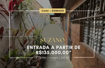 Casa para venda em suzano 135.000,00 de entrada- vila amorim
