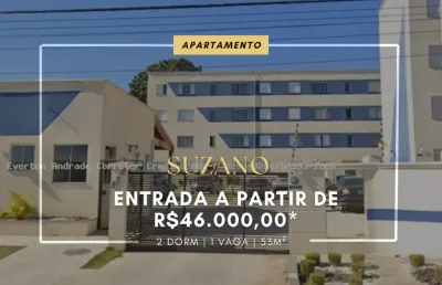 Apartamento à venda em suzano entrada de 46.000,00- parque residencial casa branca