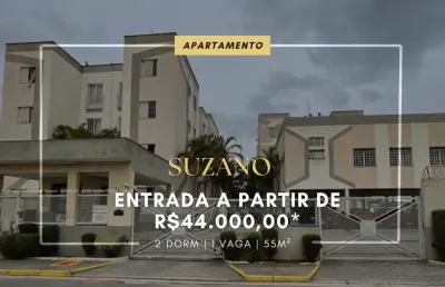 Apartamento para venda em suzano 44.000,00 de entrada- vila urupês
