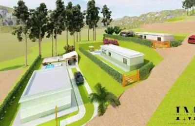 Chácara com 2 dormitórios à venda, 630 m² por r$ 230.000,00 - estrada real - juiz de fora/mg