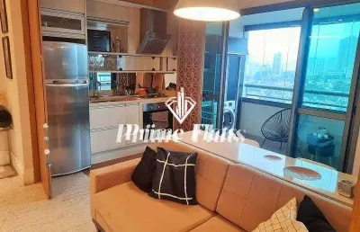 Flat disponível para locação no gran estanconfor veranda berrini, com 49m², 1 dormitório e 1 vaga
