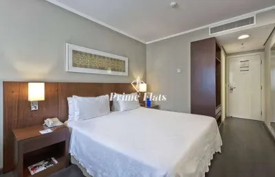 Flat disponível para venda no tryp são paulo nações unidas hotel, com 22m², 1 dormitório e 1 vaga