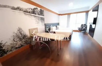 Flat disponível para locação no wyndham garden convention nortel, com 35m², 1 dormitório e 1 vaga de garagem