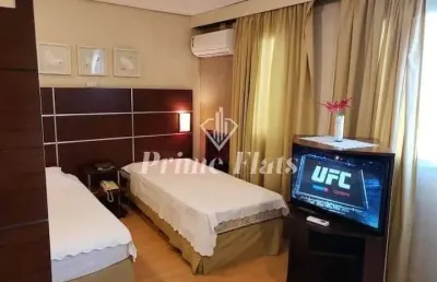 Flat disponível para venda no transamérica executive chácara santo antônio, com 28m², 1 dormitório e 1 vaga