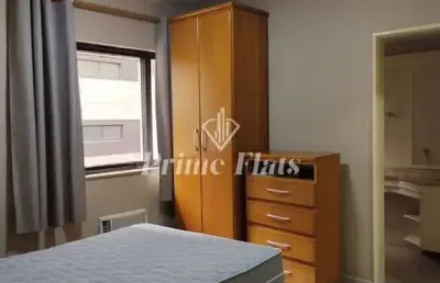 Flat disponível para locação no la residence paulista, com 32m², 1 dormitório e 1 vaga de garagem