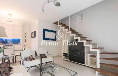 Flat disponível para venda no condomínio twin towers ibirapuera em moema, com 74m², 2 dormitórios e 1 vaga