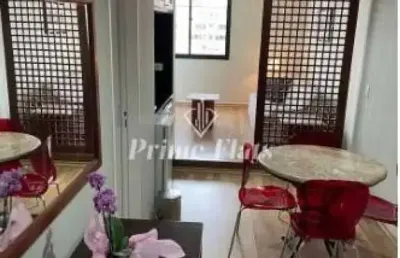 Flat disponível para locação no flat poeta drummond, com 58m², 1 dormitório e 1 vaga