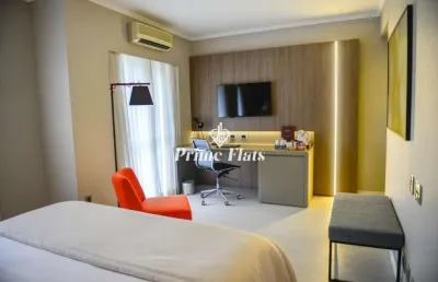 Flat disponível para venda no clarion faria lima, com 27m², 1 dormitório e 1 vaga