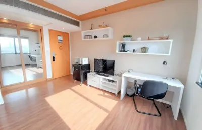 Flat disponível para locação no são paulo tatuapé affiliated by meliá, com 30m², 1 dormitório e 1 vaga de garagem