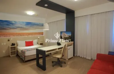 Flat disponível para venda no comfort suites alphaville com 30m², 1 dormitório e 1 vaga de garagem