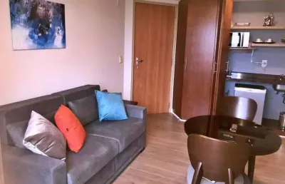 Flat disponível para venda no hotel premium flats berrini no brooklin, com 30m², 1 dormitório e 1 vaga