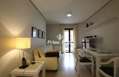 Flat disponível para locação no condomínio tiffany residence, com 45m², 1 dormitório e 1 vaga de garagem