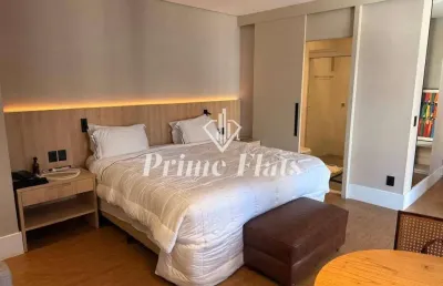 Flat disponível para venda no hotel address faria lima by intercity, com 42m², 1 dormitório e 1 vaga