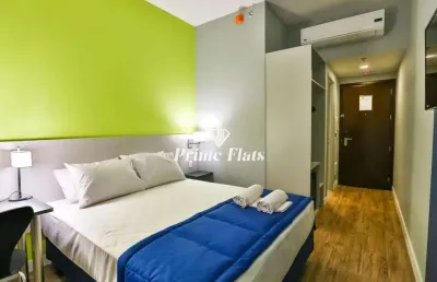Flat disponível para venda go inn santo andré, com 32m², 1 dormitório e 1 vaga