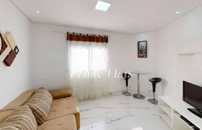 Flat disponível para venda no condomínio edifício moema studium, com 35m², 1 dormitório e 1 vaga