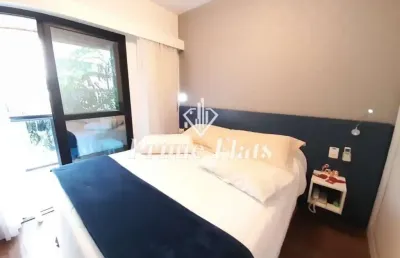 Flat disponível para venda no the town flat service, com 33m², 1 dormitório e 1 vaga de garagem