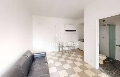 Flat disponível para locação no moema studium, com 35m², 1 dormitório e 1 vaga de garagem