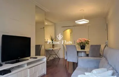 Flat disponível para venda no travel inn park avenue no jardins, com 95m², 3 dormitórios e 2 vagas