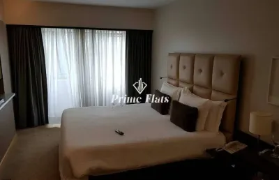 Flat disponível para venda no sol alphaville hotel & residence, com 47m², 1 dormitório e 1 vaga