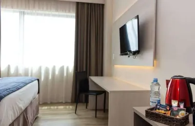 Flat disponível para venda no hotel contemporaneo, com 22,75m², 1 dormitório e 1 vaga