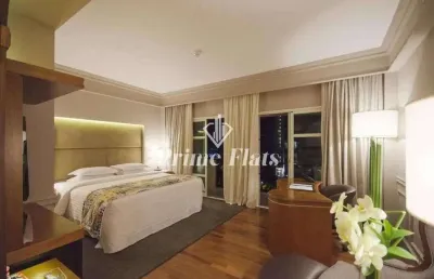 Flat disponível para venda no gran estanplaza berrini, com 34m², 1 dormitório e 1 vaga