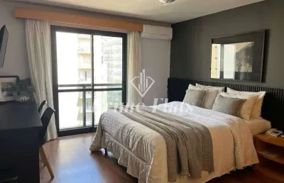 Flat disponível para locação no hotel intercity interative jardins, com 26m², 1 dormitório e 1 vaga