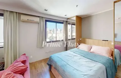 Flat disponível para venda no hotel slaviero essential são paulo ibirapuera, com 35m², 1 dormitório e 1 vaga