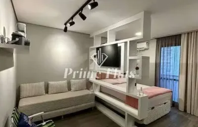 Flat disponível para locação no hotel intercity interative jardins, com 23m², 1 dormitório e 1 vaga