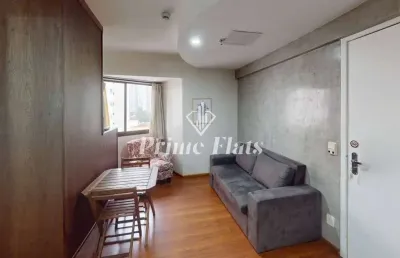 Flat disponível para venda no hotel premium flats berrini no brooklin, com 33m², 1 dormitório e 1 vaga