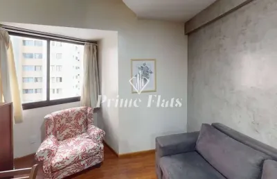 Flat disponível para venda no hotel premium flats berrini no brooklin, com 33m², 1 dormitório e 1 vaga