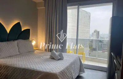 Flat disponível para venda no condomínio downtown luz, com 22m² e 1 dormitório