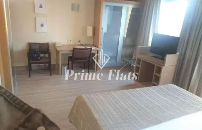 Flat disponível para locação no park inn by radisson berrini, com 28m², 1 dormitório e 1 vaga de garagem