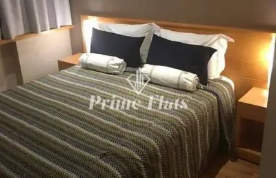Flat disponível para locação no transamerica executive jardins, com 45m², 2 dormitórios e 1 vaga