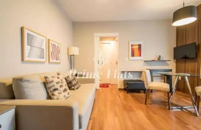Flat disponível para locação no gran estanconfor veranda berrini, com 40m², 1 dormitório e 1 vaga