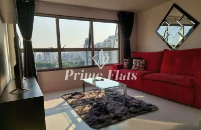Flat disponível para locação no residencial maxhaus brooklin, com 75m², 2 dormitórios e 1 vaga