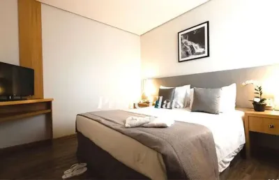 Flat disponível para locação no blue tree towers all suites santo andré, com 44m², 1 dormitório e 1 vaga de garagem