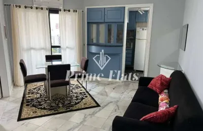 Flat disponível para locação no the first free flex residence, com 55m²,  2 dormitórios e 1 vaga