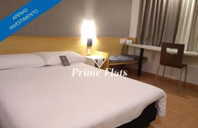 Flat disponível para venda no íbis santos, com 18m², 1 dormitório e 1 vaga