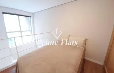 Flat disponível para locação no duplex life moema, com 45m², 1 dormitório e 1 vaga de garagem