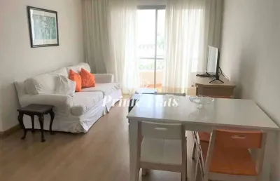 Flat disponível locação no saint thomas residence service no jardim paulista, com 50m², 2 dormitórios e 1 vaga