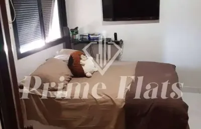 Flat para venda no morumbi residence com 34 m², 1 dormitório e 1 vaga de garagem