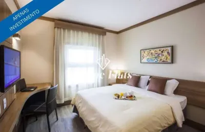 Flat disponível para venda no hotel intercity vinhedo, com 20m², 1 dormitório e 1 vaga