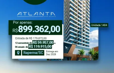 Apartamento com 2 quartos à venda na Rua Nereu Ramos, Centro, Itapema