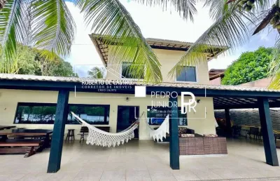 Casa à venda em barra de jacuípe 5 suítes na beira do rio jacuípe