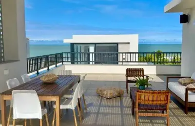 Apartamento à venda em itacimirim alto padrão frente mar