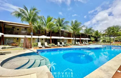Apartamento à venda na praia espera em itacimirim térreo 3 suítes