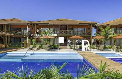 Apartamento á venda em itacimirim 3 suítes térreo a 150 metros da praia da espera