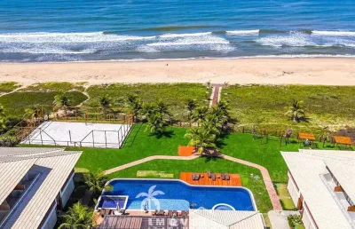 Apartamento à venda 2 suítes superior em itacimirim frente mar alto padrão