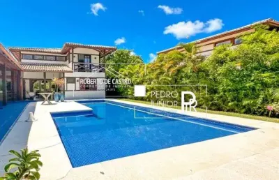 Casa à venda em praia do forte alto padrão 5 suítes
