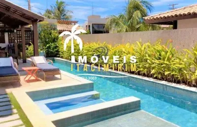 Casa à venda em guarajuba duplex em condomínio 5 suítes a 50 metros da praia